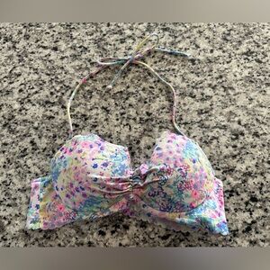 Victoria's Secret Floral Bikini Top - Multicolor